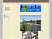 Tablet Screenshot of baysvilleontario.com